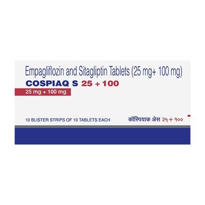 COSPIAQ S 25+100 Tablet 10's - Diabetes-Ant