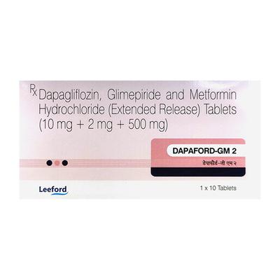 DAPAFORD GM 2 Tablet 10's - Diabetes-Ant