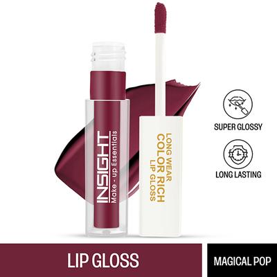 Insight Cosmetics Long Wear Color Rich Lip Gloss - Magical Pop 4 ml - Lip Glosses