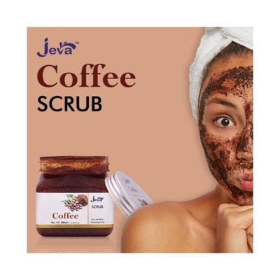 Jeva Coffee Face and Body Exfoliating Gel Scrub 380 ml - Scrubs & Exfoliants
