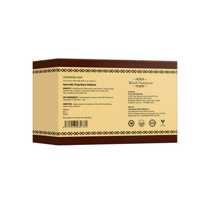 Nutriment, Khadi Nutriment Cedarwood Soap 125 gm - Soaps