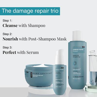Bare Anatomy Damage Repair Shampoo + Hair Mask + Serum Kit (250ml + 250gm + 50ml) 1's - Shampoos