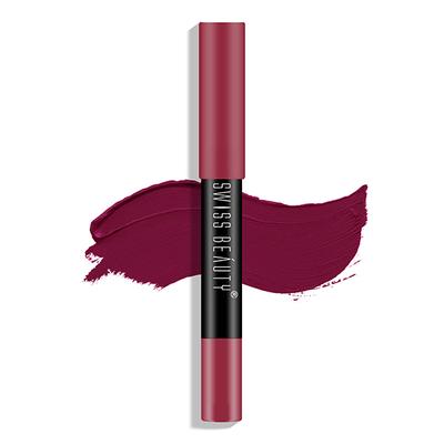 Swiss Beauty Stay On Lip Crayon - (7 Pink Rose) 3.5gm - Lipsticks