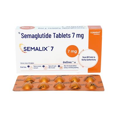 SEMALIX 7 Tablet 10's - Diabetes-Ant