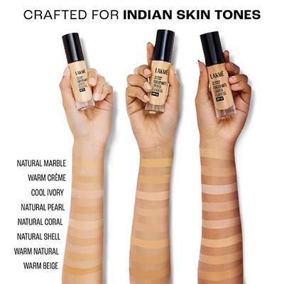 Lakme Forever Matte Longwear Foundation, Natural Shell 25 ml - Foundation