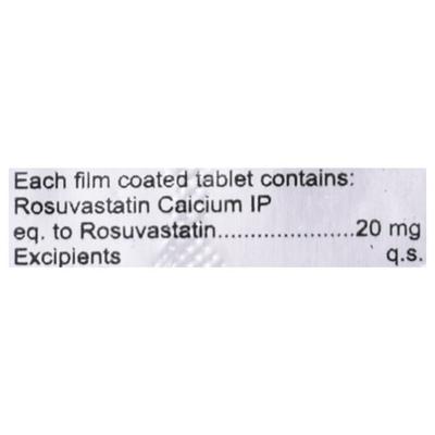 ROTIN 20mg Tablet 10's - High Cholesterol-Dys