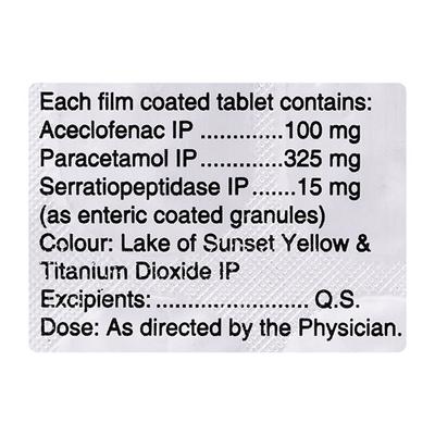 Hifenac D Tablet 10'S - Pain relief-Nsa