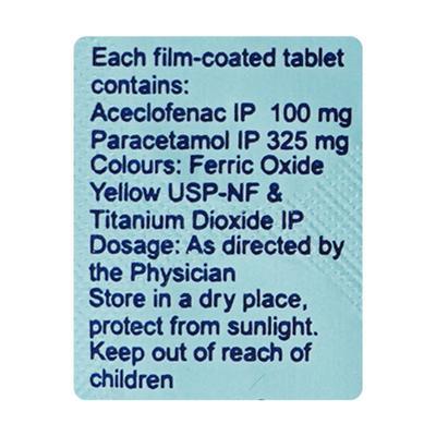 Zerodol P Tablet 10'S - Pain relief-Nsa