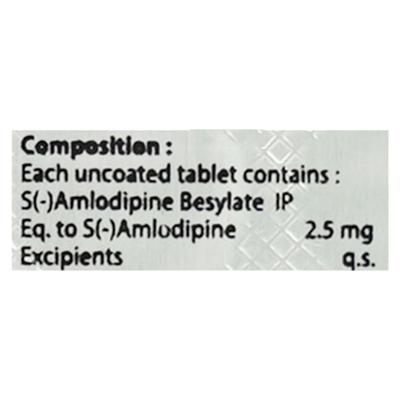 S AMLOVAG 2.5 Tablet 10's - Hypertension-Cal