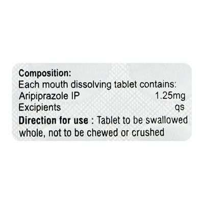 NULET 1.25 Mouth Dissolving Tablet 15's - Schizophrenia-Aps