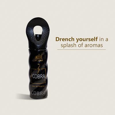 St. John Cobra Eau De Parfum - Pack of 2 x 50 ml - Men Deodorants/Roll-Ons