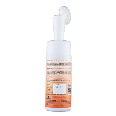 Riyo Herbs Papaya Foaming Face Wash - Papaya Aloevera & Green Tea 150 ml - Face Washes
