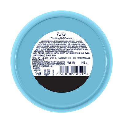 Dove Body Love Cooling Gel Creme Paraben Free 48hrs Hydration 145 gm - Face Moisturizers
