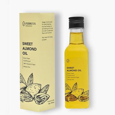 Februus Organics Cold Pressed Oil - Sweet Almond 100 ml - Essential Oils
