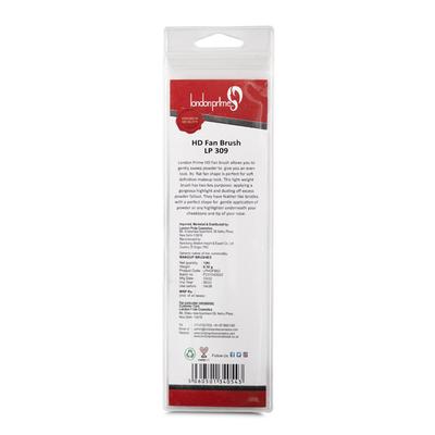 London Pride Cosmetics HD Fan Brush Black 50 gm - Face Brush