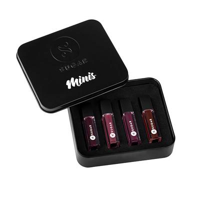Sugar Cosmetics Fiery Lips Mini Lipstick Set (1.1 ml X4N) 4's - Lipsticks