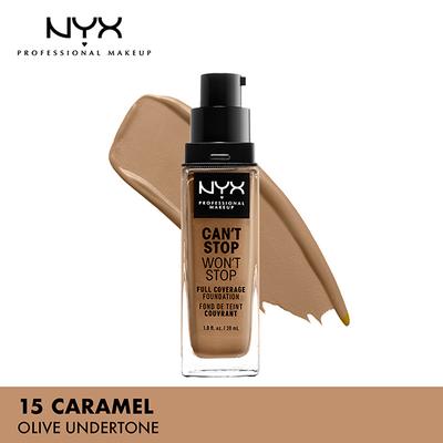 NYX Professional Makeup Can't Stop Won't Stop Full Coverage Foundation - Caramel 30 ml - Foundation