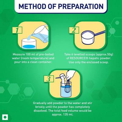 Nestle Resource Hepatic Powder - Vanilla Flavour (Pet Jar) 400 gm - Vital Health