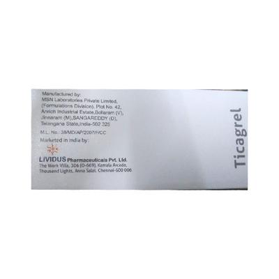 TICAGREL Tablet 10's - Blood Clot-Ant