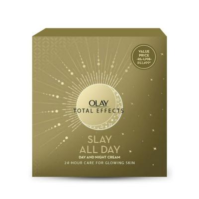 Olay Total Effects Day Cream 50gm + Olay Total Effects Night Cream 50gm - Slay All Day Pack 1's - Day Cream
