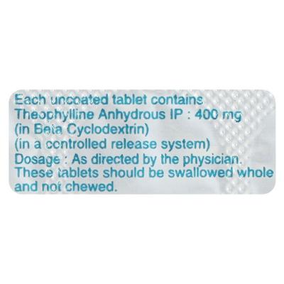 Unicontin E 400mg Tablet 10'S - Asthma/COPD-Ast