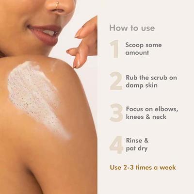 Mcaffeine Coffee Body Scrub With Almonds 100 gm - Scrubs & Exfoliants