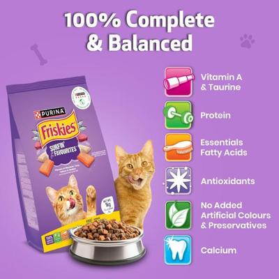 Nestle Purina Friskies Surfin Favourites Cat Food 1 kg - Petfood