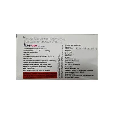 LPS 200 Soft Gelatin Capsule 10's - Hormonal Therapy-Oes