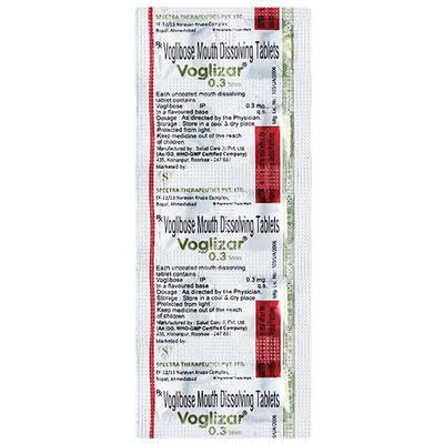 VOGLIZAR 0.3 Tablet 10's - Diabetes-Ant