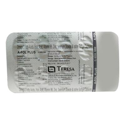 A FOL PLUS Softgel Capsule 10's - Supplements-Sup