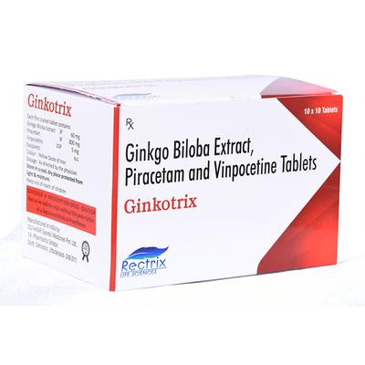 GINKOTRIX Tablet 10's - Nootropics And Neurotrophics