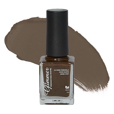 Glimmer Premium Nail Enamel Blackout 10 ml - Nail Polish