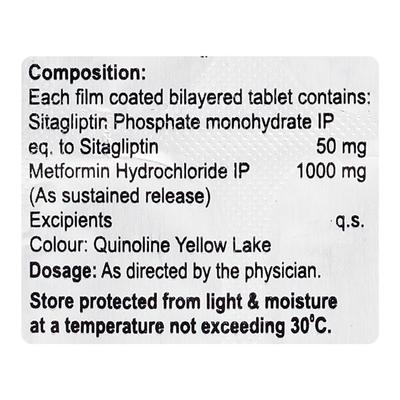 QSITA M 50/1000 Tablet 10's - Diabetes-Ant