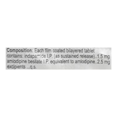 Natrilam 2.5mg Tablet 10'S - Hypertension-Cal