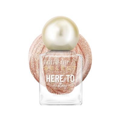 Swiss Beauty Select Here To Stay Nail Enamel With High Gloss Finish Chunky Gold 12 ml - Nail Polish