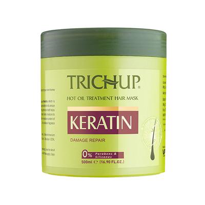 Trichup Keratin Hot Oil Treatment Hair Mask Damage Repair 500ml - Hair Masks & Packs