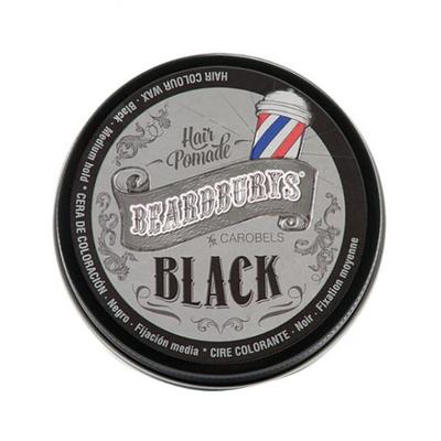 Beardburys Color Hair Wax Black 100 ml - Crème