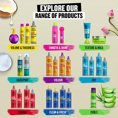 TIGI Bed Head Down N Dirty Lightweight Hair Conditioner for Detox and Repair 600 ml - Conditioners