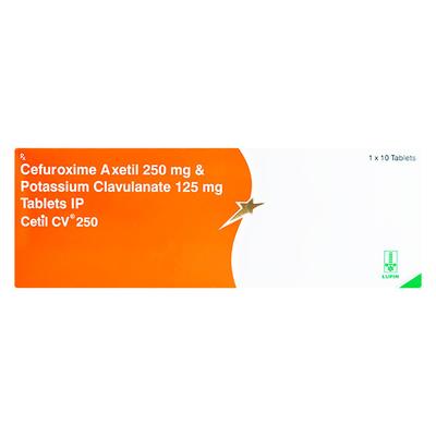Cetil CV 250 Tablet 10'S - Bacterial Infections-Cep