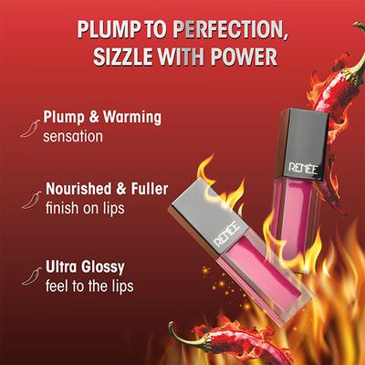 Renee Hot Sauce Plumping Lip Gloss - Mauve Pepper 3 ml - Lip Glosses