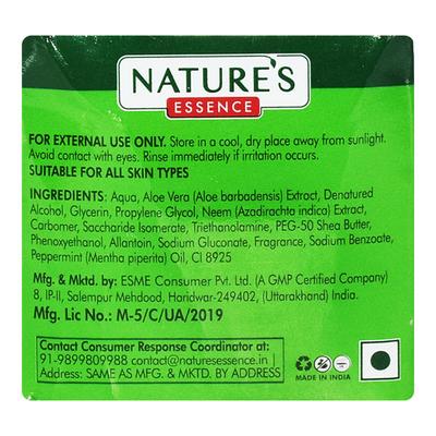 Nature's Essence Aloe Beauty Gel with Vitamin E & Peppermint Oil 50gm - Face Gels