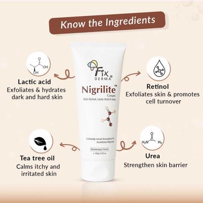 Fixderma Nigrilite Cream 100 gm - Creams/Oils/Lotions