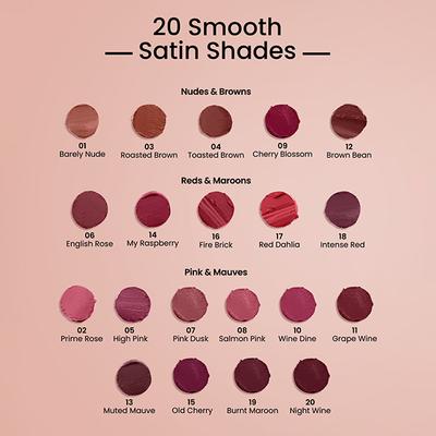 Swiss Beauty Satin Comfort Lipstick-Red Dahlia 3 gm - Lipsticks