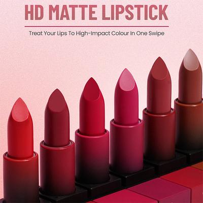 Swiss Beauty Hd Matte Pigmented Smudge Proof Lipstick Shade- Chic Pink 3.5 gm - Lipsticks