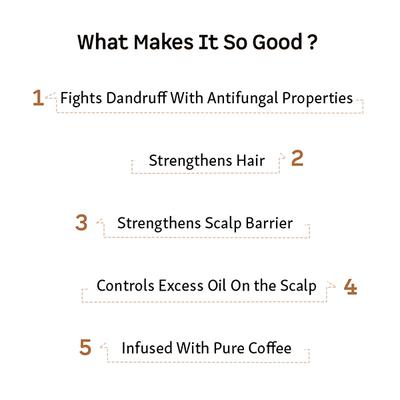 Mcaffeine Naked & Raw Cappuccino Coffee Shampoo 250 ml - Shampoos