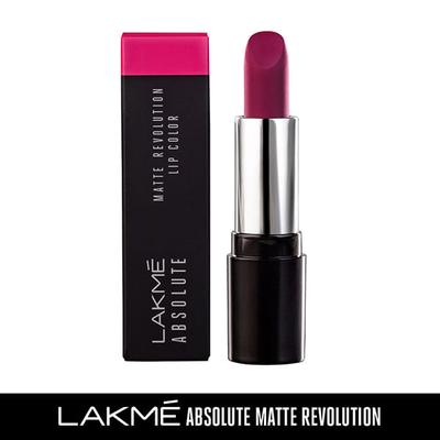 Lakme Absolute Matte Revolution Lip Color 205 Mauve Me 3.5 Gm - Lipsticks