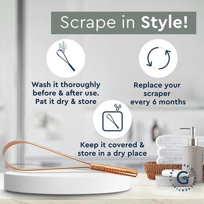 Gubb Tongue Cleaner Loop - Copper 50 gm - Floss & Tongue Cleaners