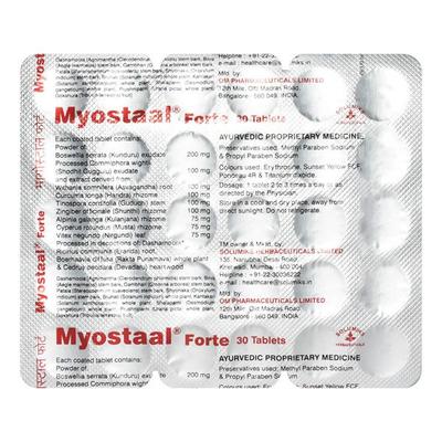 Myostaal Forte Tablet 30's - Vital Health