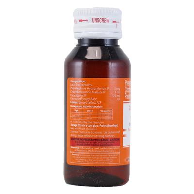 Coriminic P Orange Flavour Syrup 60ml - Cough And Cold-Cou
