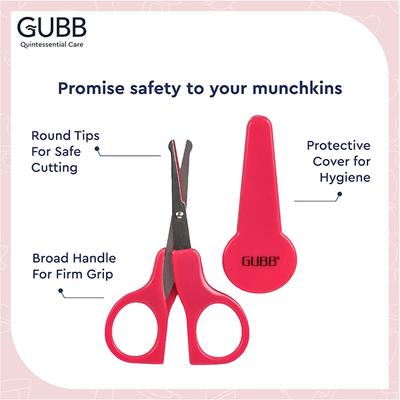 GUBB Baby Manicure Kit For Boys & Girls - Pink 140 gm - Manicure & Pedicure Kits